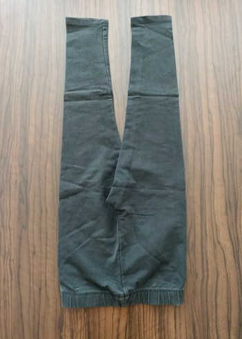 Kızlar için Baskılı Gri Street Wear Tayt - Görsel 2