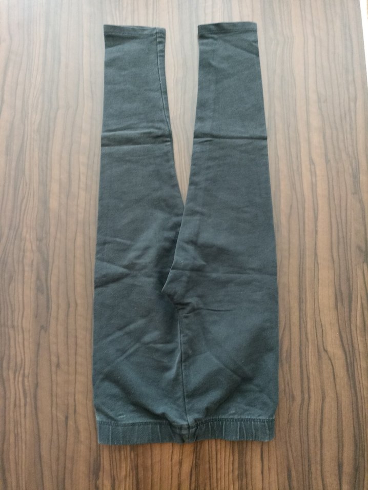 Kızlar için Baskılı Gri Street Wear Tayt - Görsel 2