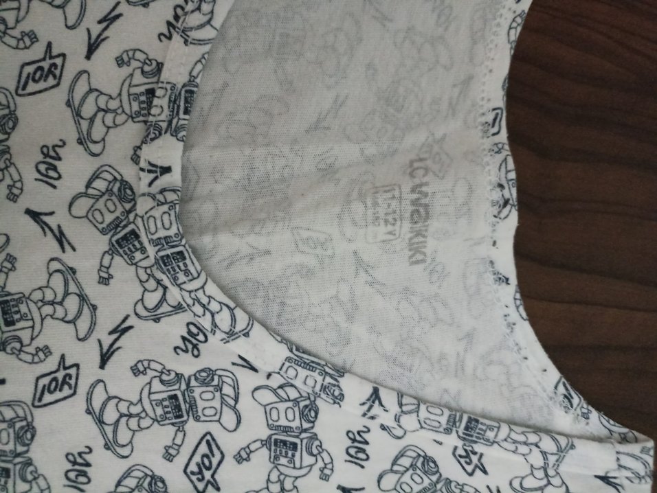 Erkek çocuk  Siyah ve Desenli Rahat Atlet - Görsel 5