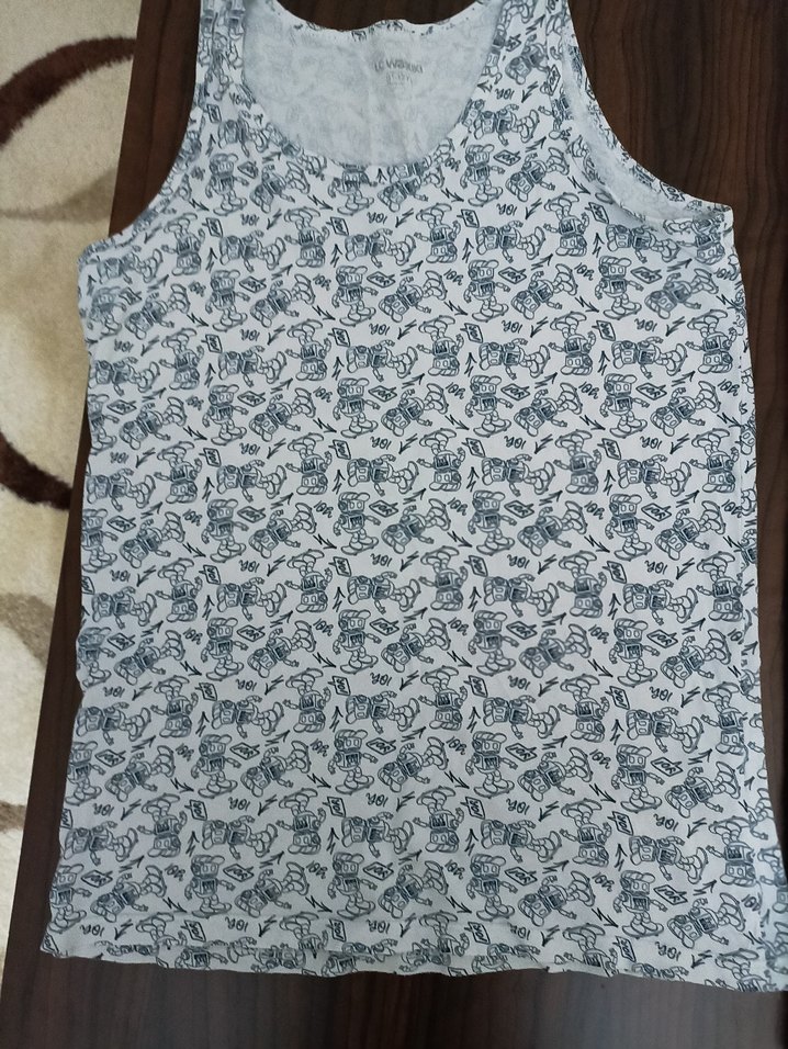 Erkek çocuk  Siyah ve Desenli Rahat Atlet - Görsel 3