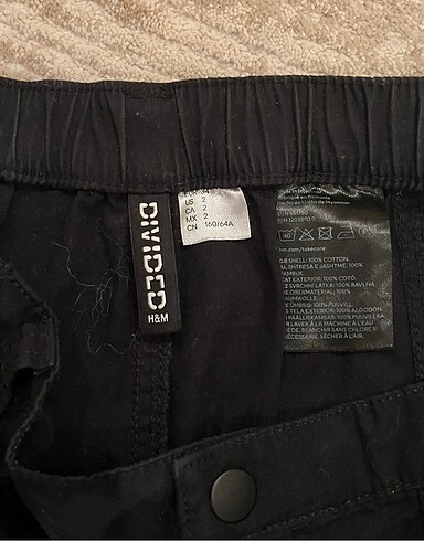 34 Beden siyah Renk H&M kargo pantolon