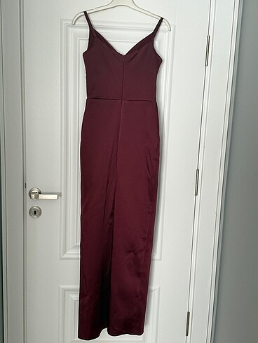 36 Beden Bordo abiye