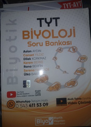 TYT Biyoloji Soru Bankası - Biyotik Yayınları