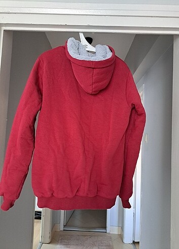 Diğer Kadin kapüsonlu sweat içi battaniye formunda