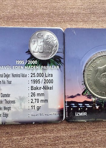  25 BİN LİRA Madeni Para