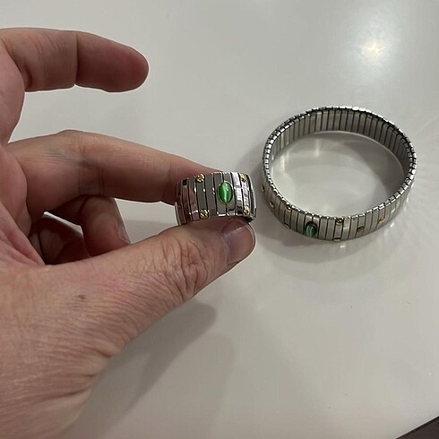 Nomination Çelik bileklik ve yüzük - Görsel 6