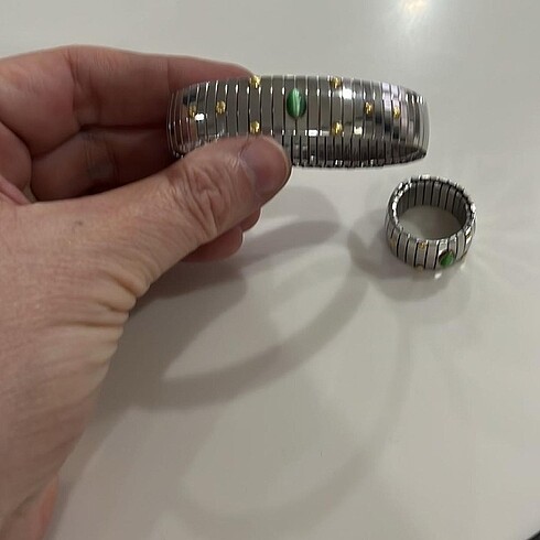 Nomination Çelik bileklik ve yüzük - Görsel 5