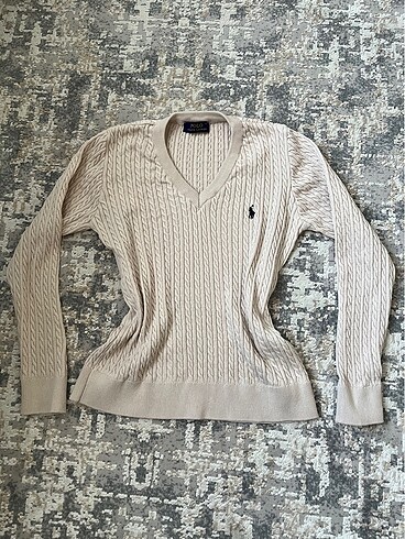 m Beden Krem renk POLO RALPH LAUREN kazak