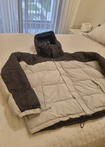 Columbia Gri Kapüşonlu mont - Görsel 7