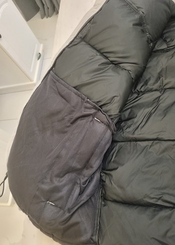 Columbia Gri Kapüşonlu mont - Görsel 5