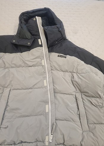 Columbia Gri Kapüşonlu mont - Görsel 3