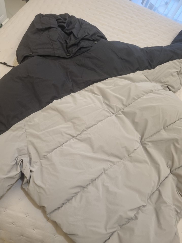 Columbia Gri Kapüşonlu mont - Görsel 4