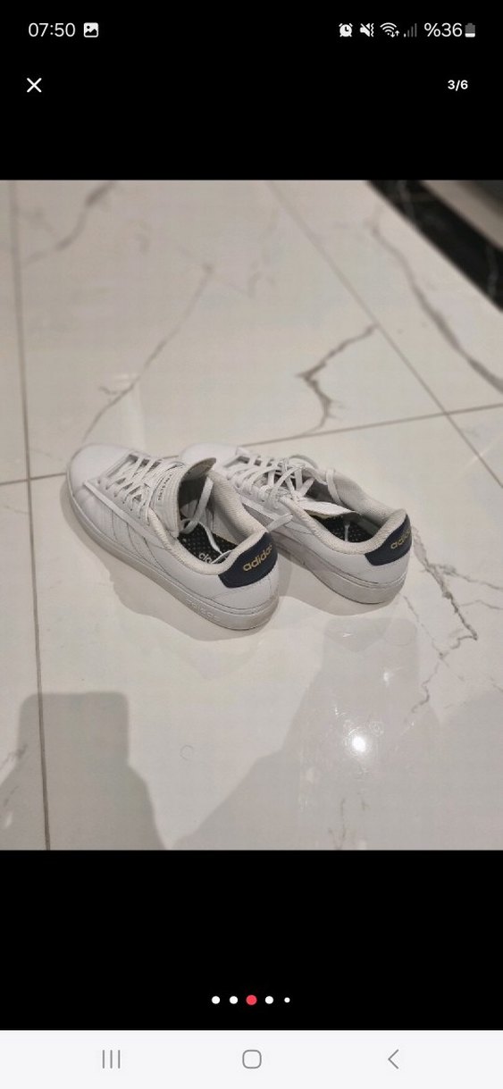 adidas Beyaz Spor Ayakkabı - Görsel 2