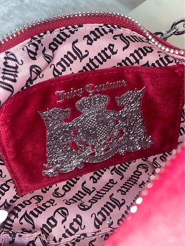 Beden Juicy Couture Pembe Kadife Çanta