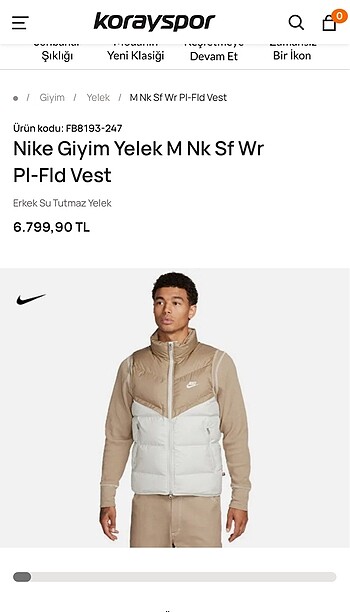 Nıke erkek yelek - Görsel 5