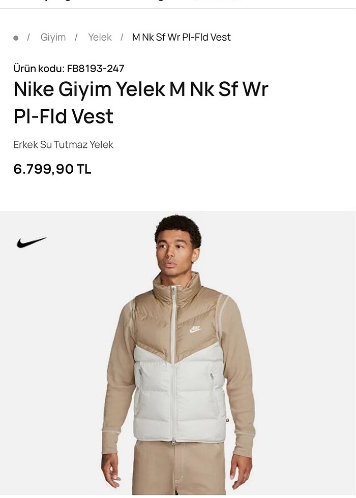 Nıke erkek yelek - Görsel 5