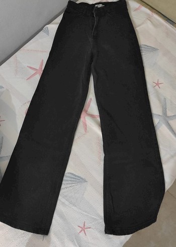 Siyah Kadın Midi Boy Regular Fit Jean