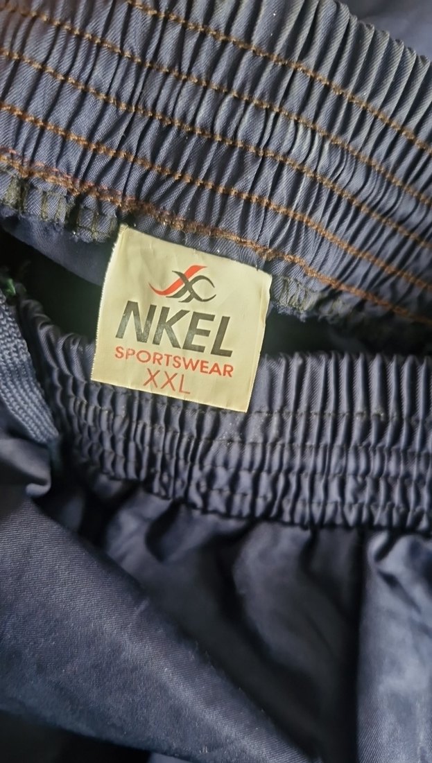 Erkek Lacivert Fermuarlı Bol Kesim Eşofman - Görsel 2