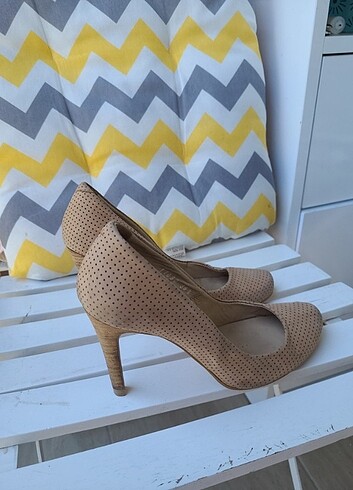 36,5 Beden camel Renk Hotiç Stiletto 