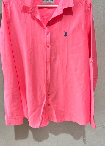 U.S polo assn. Barbie pembe gömlek.