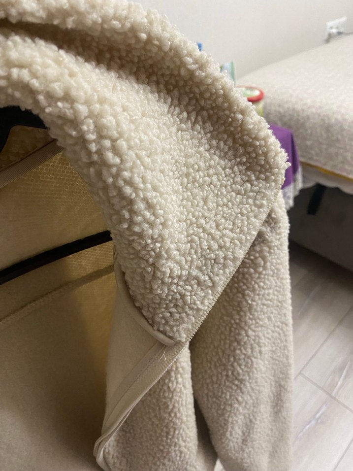 Beyaz Yumuşak Dokulu Kadın Midi Ceket - Görsel 2