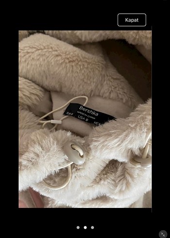 Kürklü Kapüşonlu Kız Sweatshirt - Görsel 2