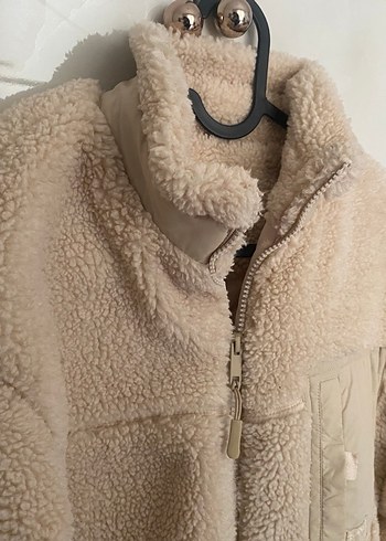 Bej Kadın Midi Boy Sıcak Ceket - Görsel 4