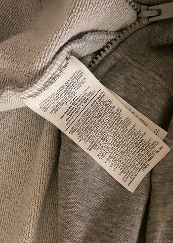 Nike Gri Fermuarlı  Sweatshirt orjinal - Görsel 4