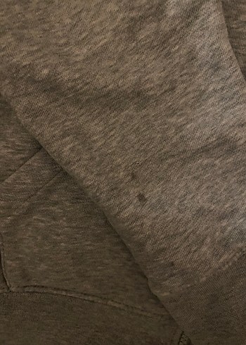 Nike Gri Fermuarlı  Sweatshirt orjinal - Görsel 2