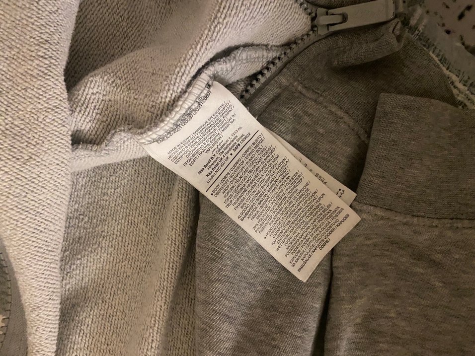 Nike Gri Fermuarlı  Sweatshirt orjinal - Görsel 4