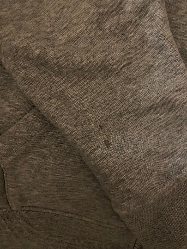 Nike Gri Fermuarlı  Sweatshirt orjinal - Görsel 2