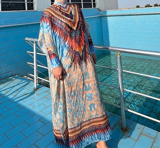 Tesettür haşema pareo - Görsel 5