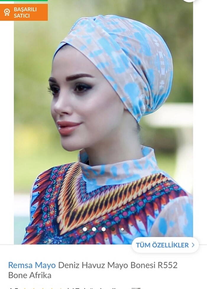 Tesettür haşema pareo - Görsel 4