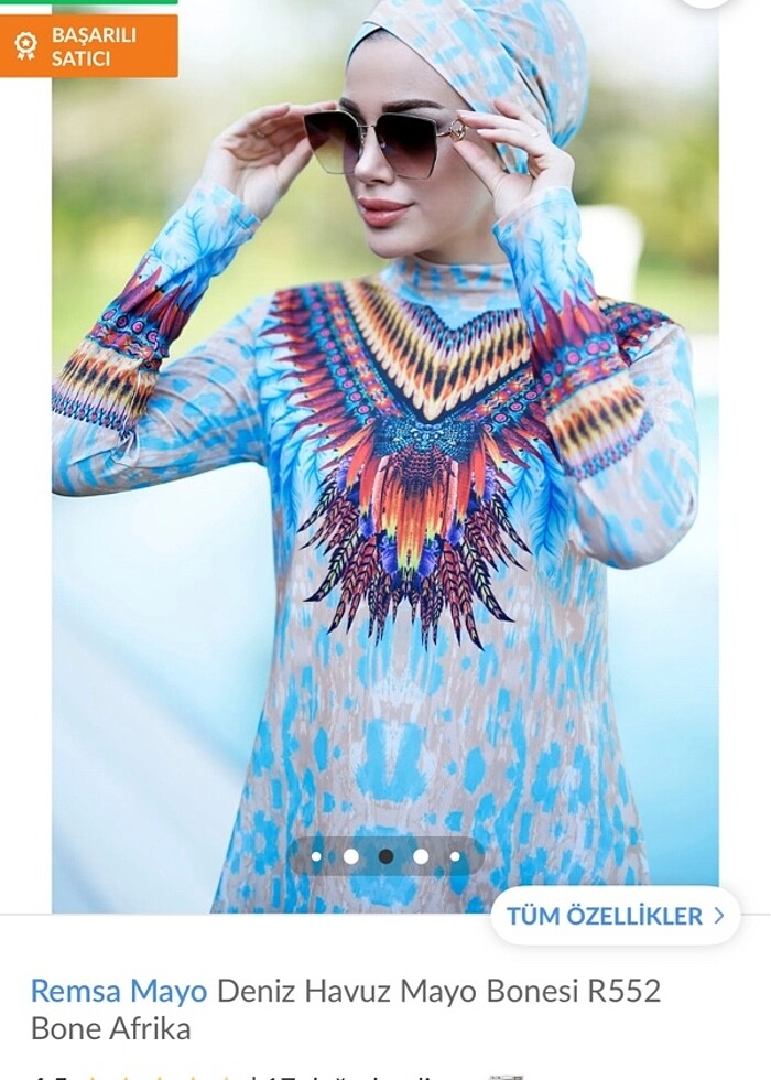 Tesettür haşema pareo - Görsel 2