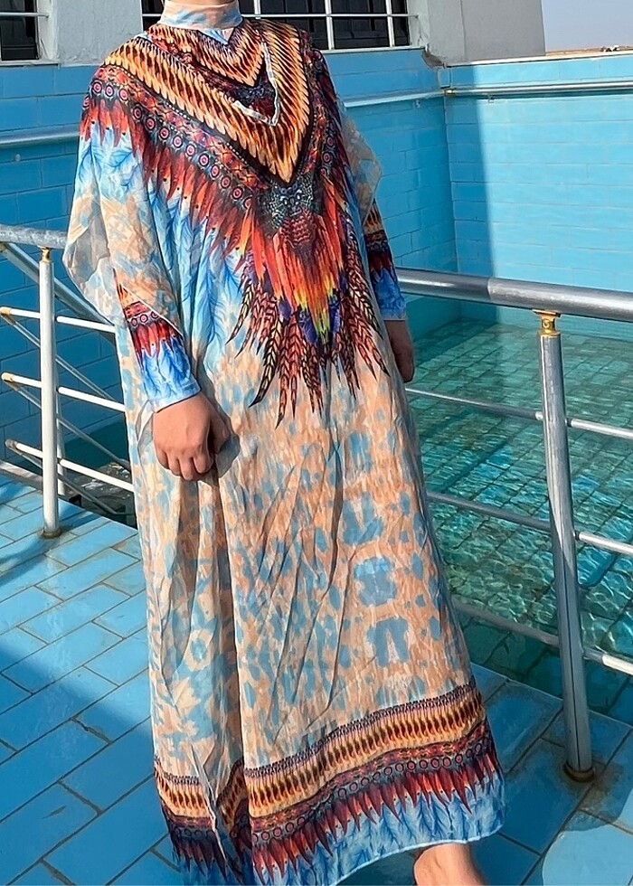 Tesettür haşema pareo - Görsel 5