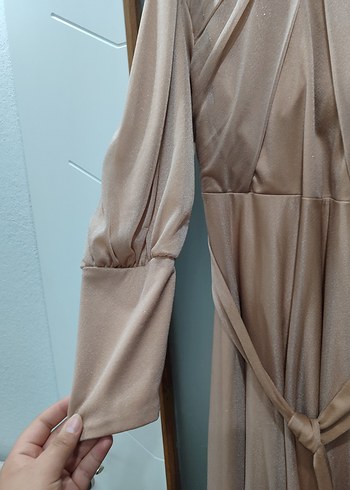 Gold rengi dugunsel abiye - Görsel 4