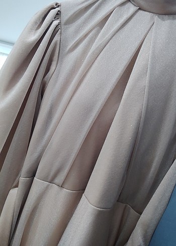 Gold rengi dugunsel abiye - Görsel 5