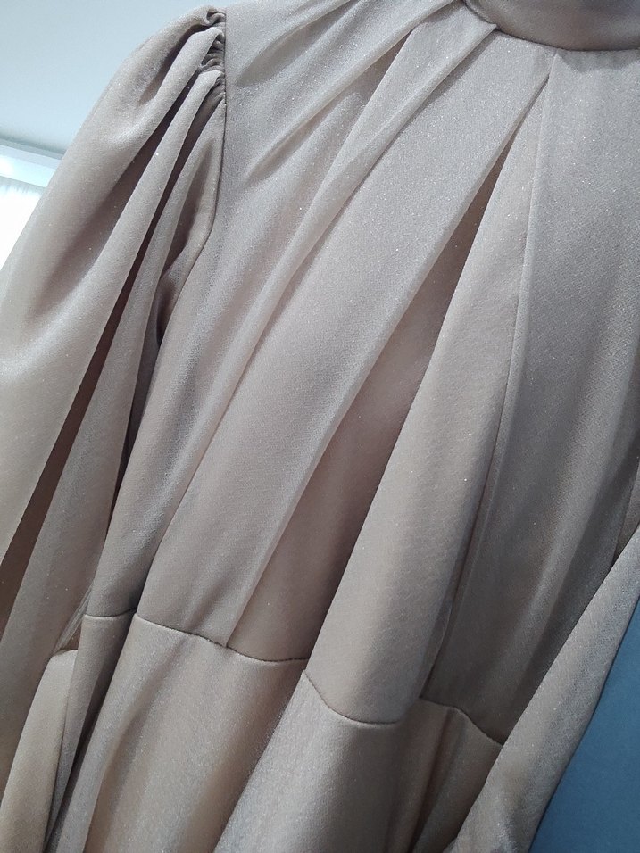 Gold rengi dugunsel abiye - Görsel 5