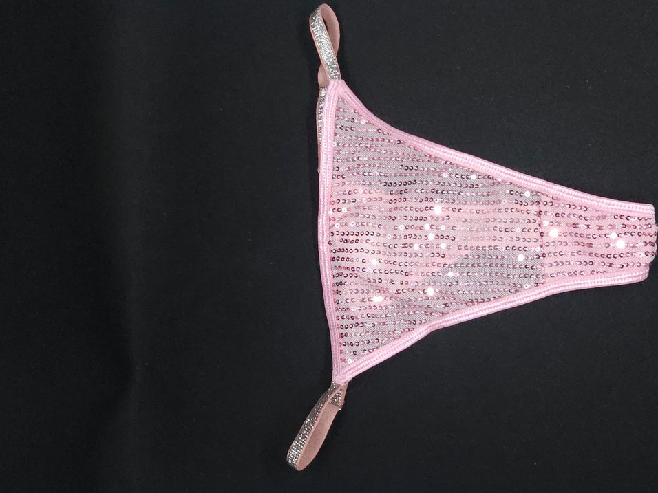 Pembe Parlak Nakışlı Mini Sütyen - Görsel 2