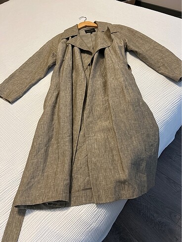 s Beden camel Renk Massimodutti trençkot