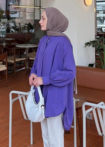 Diğer Mor Midi Kadın Tunik