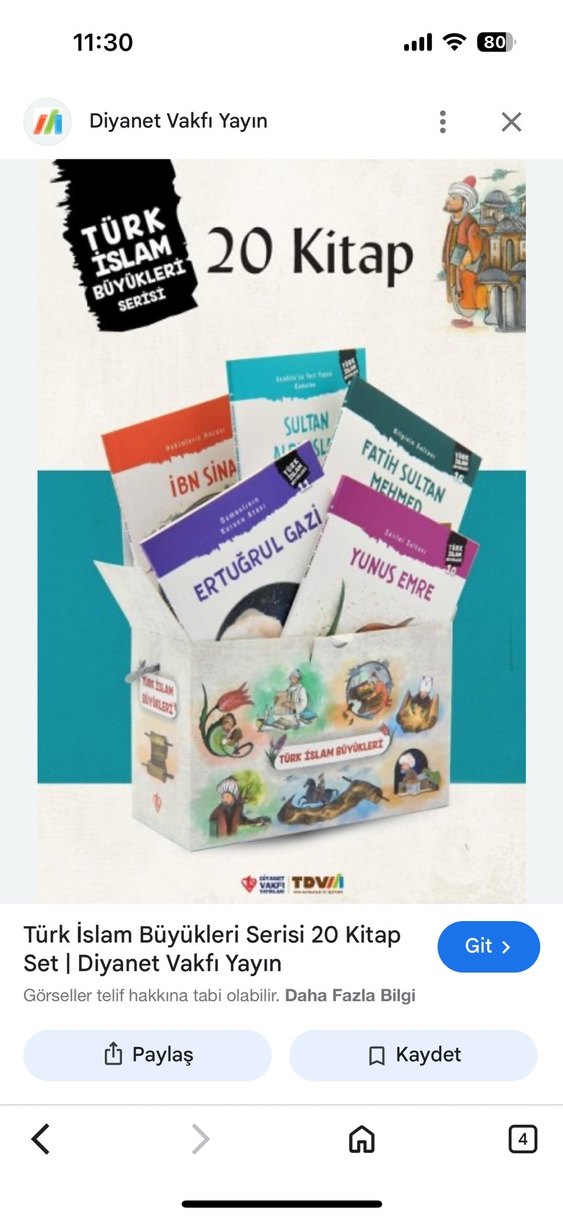 Türk İslam Büyükleri/TDV yayınları - Görsel 4