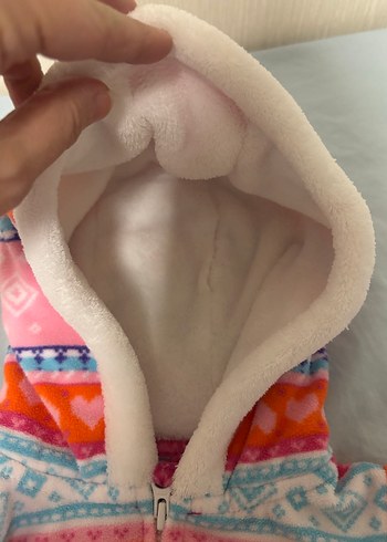 Renkli Desenli Bebek Kız Tulum - Görsel 6