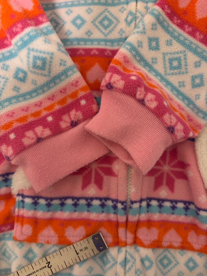 Renkli Desenli Bebek Kız Tulum - Görsel 5