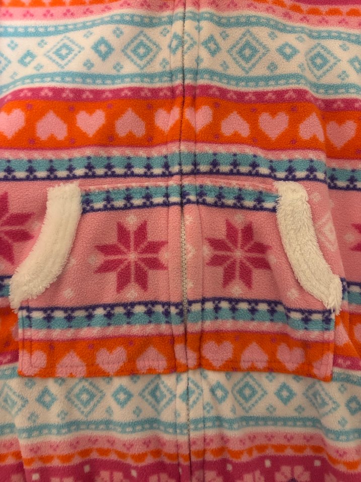 Renkli Desenli Bebek Kız Tulum - Görsel 4