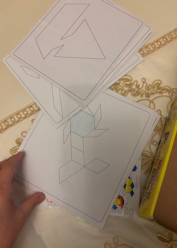 125 Parça Renkli Ahşap Puzzle Blokları - Görsel 2