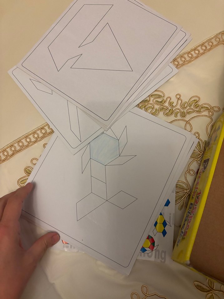 125 Parça Renkli Ahşap Puzzle Blokları - Görsel 2