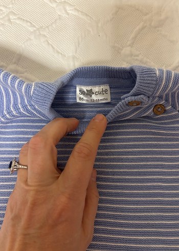 Gri Pamuklu Örme Kısa Kollu Takım - Görsel 6