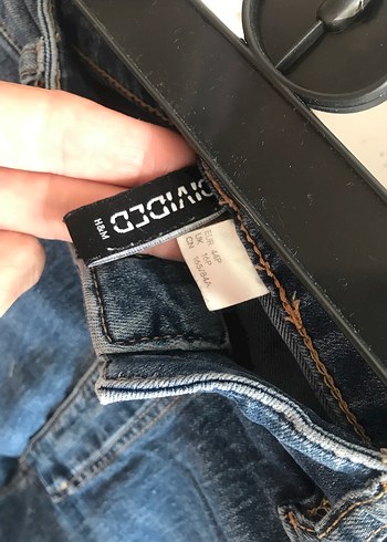 Mavi Biker Tarzı Kadın Kot Pantolon