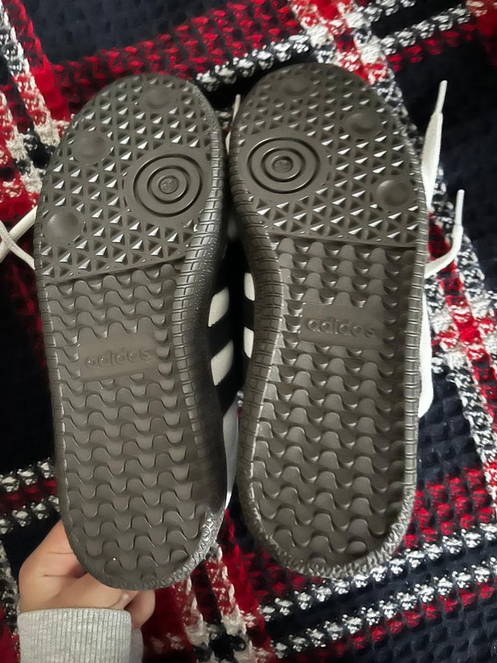 Gri Beyaz Zebra Desenli Kadın Spor Ayakkabı - Görsel 3